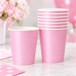 Light Pink 9oz Party Cups - 8 PK